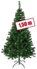 HI Kerstboom met metalen standaard 150 cm groen