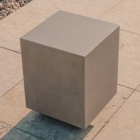 Kave Home Rustella Cement Bijzettafel Vierkant - 35 X 35cm.
