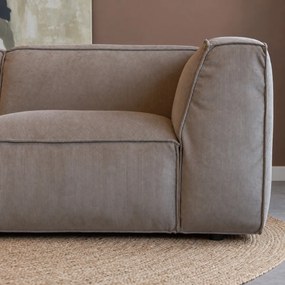 Hoekbank Links Beige