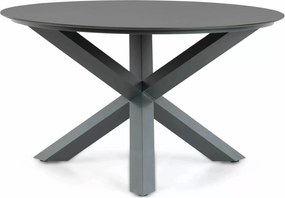 Tuinset Ronde Tuintafel 4 personen 130 cm Aluminium/rope Grijs  Lifestyle Garden Furniture Verona/Orino