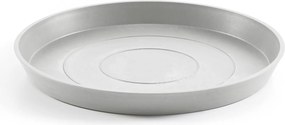 Ecopots onderschotel met waterreservoir- Rond  - White Grey - Diameter 44,5 x H3,5 cm