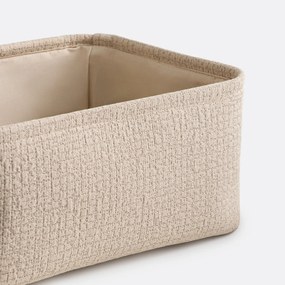 Set van 3 manden van reliëfstof, ITANG