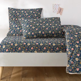 Hoeslaken 30% gerecycled katoen. 25 cm, Jasmijn