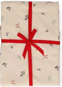 Tafelkleed, recycled katoen, kersttakjes, 145 x 250 cm