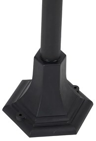 Smart lantaarn zwart 122 cm incl. Wifi ST64 - New Haven