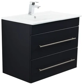 Saniclear Francisco Badkamermeubel 75 zwart