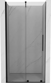 Mexen Velar schuifdeur voor douche 120 cm, transparant, zwart - 871-120-000-01-70