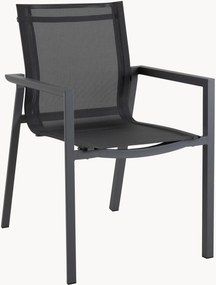 Tuin eetkamerstoelen Delia met armleuningen, 2-delig