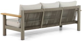 Stoel en Bank Loungeset 5 personen Aluminium/Rope Taupe  Santika Furniture Santika