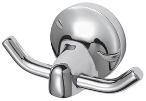 Haceka Aspen Handdoekhaak - dubbel - rond - chroom 1208526