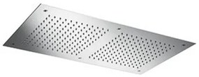 Hotbath Mate inbouwhoofddouche 38x70cm rechthoek chroom hoogglans M205CR