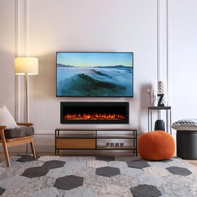 LumberQ In- opbouwsfeerhaard Nova 105 x 35 x 12,5 cm