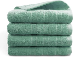 Handdoek DoubleLife Recycled Cotton Collectie – 4 stuks – 50×100 – stone green