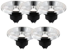 Set van 5 Smart GU10 dimbare LED lampen AR111 10W 800 lm 2200 - 6500K