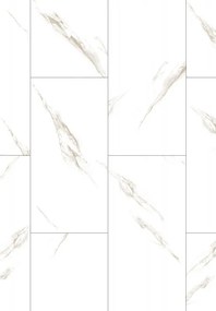 Mexen River White vinylpanelen 610 x 305 mm SPC 6,5 mm, onderlaag IXPE 1,5 mm, 4 V-groef, Jazz White