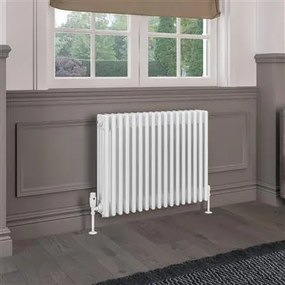 Eastbrook Rivassa 4 koloms radiator 80x60cm staal 1641W wit glans