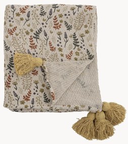 Bloemendeken Filipa met kwastjes