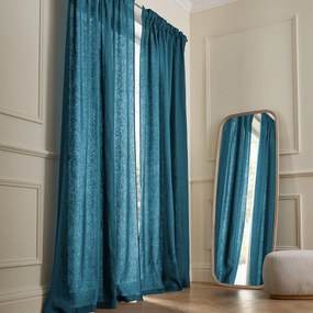 Gordijn van gewassen Linnen met ruflette-afwerking, Private