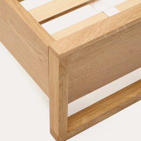 Kave Home Alguema Eiken Bedframe Modern 160 Cm
