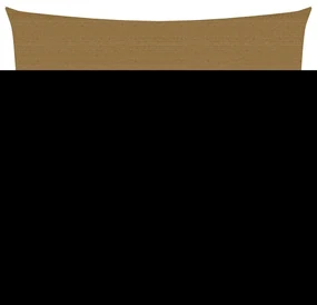 vidaXL Zonnezeil 160 g/m² 4,5x4,5 m HDPE taupe