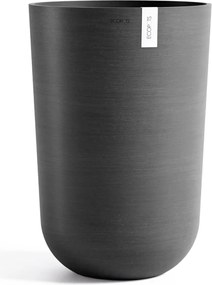 Ecopots bloempot Oslo High 52 - Rond - Dark Grey - Diameter 35 x H51,5 cm