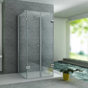 Sanigoods Snow douchecabine met 2 deuren 90x90cm chroom