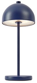 Buitenlamp met dimmer Tafellamp met dimmer blauw incl. LED IP54 oplaadbaar met laadstation - Squirrel Modern IP54 Buitenverlichting rond Lamp