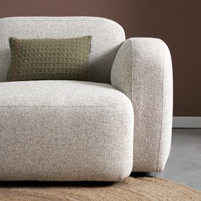 Beige Hoekbank Chaise Longue Links