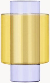 Handgemaakte glazen vaas Boreale, H 21 cm