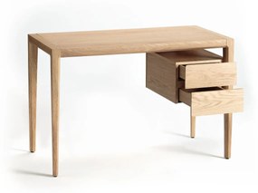 Bureau in fineer eik, Nizou design E. Gallina