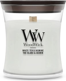 WoodWick geurkaars - Mini Hourglass - White Tea &amp; Jasmine