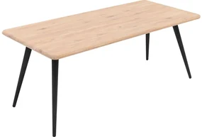 Goossens Eettafel Bjarte, Rechthoekig 200 x 90 cm