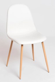 Set 4 Teok Kunstlederen Stoelen