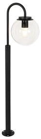 Moderne lantaarn zwart met helder glas 104 cm IP44 - Sfera