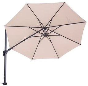 Hawaii Zweefparasol 350 cm. Rond - Ecru