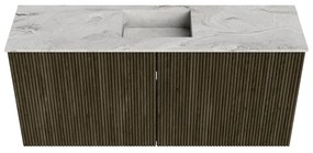 Mondiaz Joya DLux 90cm toiletmeubel shadow met wastafel faye midden 1 kraangat glace