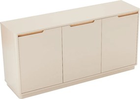 Mat Dressoir Grijsbeige 152 Cm - 152x40x75cm.