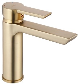 Wastafelkraan Rea Argus Gold Brush Low