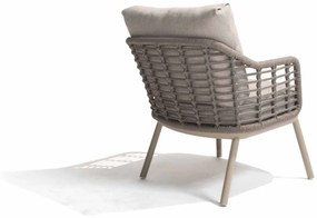 Taste by 4 Seasons Puglia low dining chair latte  Loungestoel    taupe weerbestendig