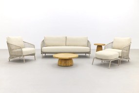 4 Seasons Puccini/Pablo stoel-bank loungeset incl. hocker - 6-delig