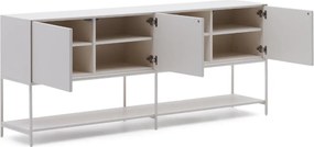 Kave Home Vedrana Wit Design Dressoir Op Hoge Poten 195 Cm - 195x40x80cm.