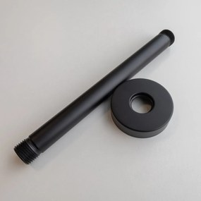 Saniclear Nero douchearm voor plafondmontage 20cm zwart mat
