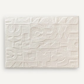 Muurdecoratie in reliëfpapier , Urbino