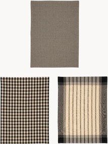 Katoenen theedoeken Campagne, 3-delig