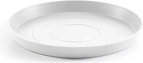 Ecopots onderschotel met waterreservoir- Rond - Pure White - Diameter 50,5 x H3,5 cm