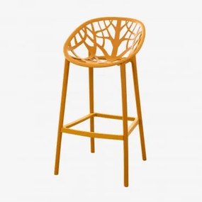 Verpakking Van 4 Ores Polypropyleen Hoge Tuinkrukken Mosterd & ↑65 Cm - Sklum