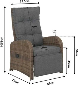 Bistroset   Wicker Zand/Beige Domani Furniture Relaxa