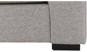 Goossens Hoekbank Lucca Met Chaise Longue grijs, stof, 2,5-zits, stijlvol landelijk met chaise longue rechts