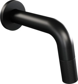 Brauer Black Carving inkortbare inbouw fonteinkraan mat zwart