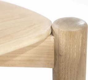 Design Wandtafel Licht Eiken Hout - 130 X 40cm.